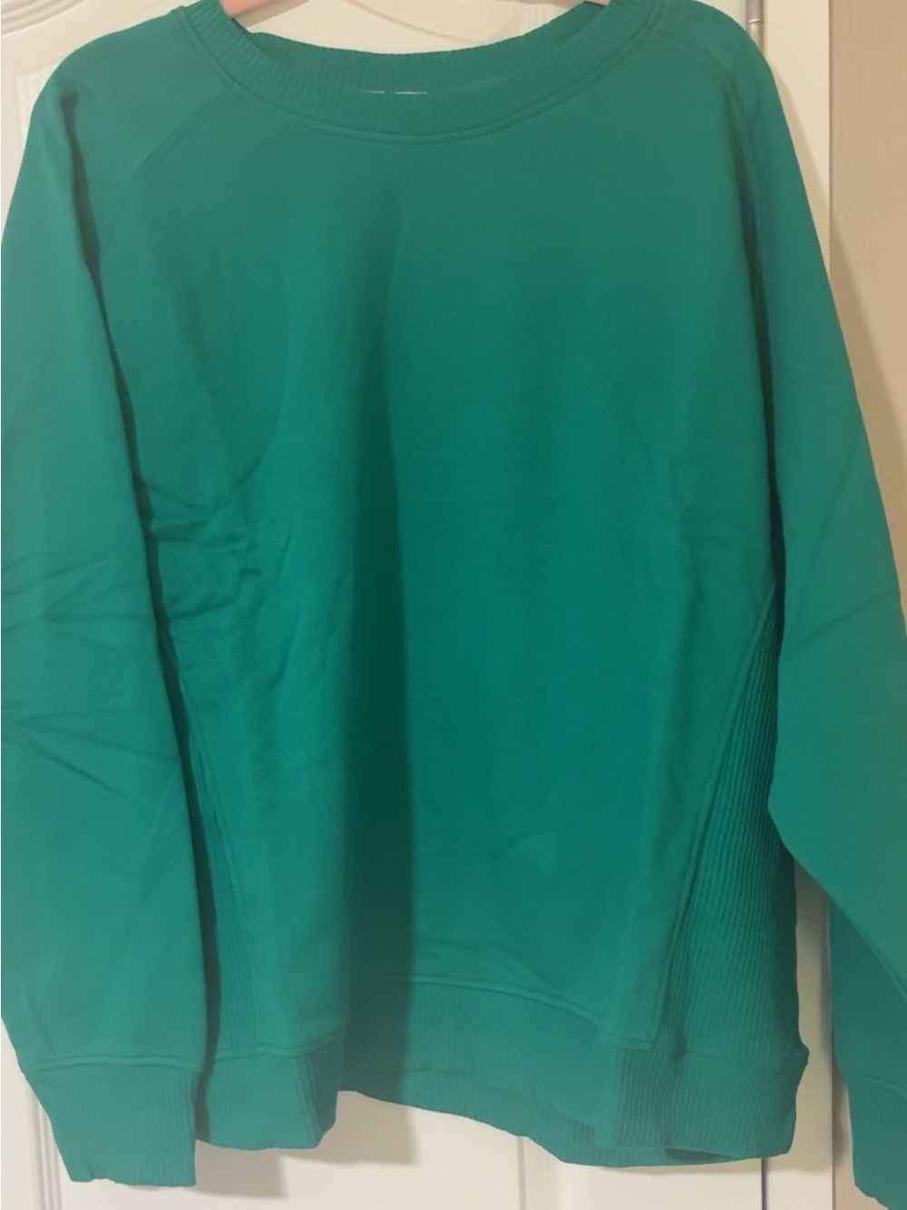 NWT Zenana Women's Teal Crewneck Sweater Size 3X